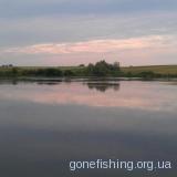 Озеро в селі Бортнів