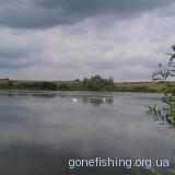 Озеро в селі Бортнів