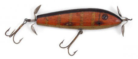 Unidentified First American Wooden Minnow